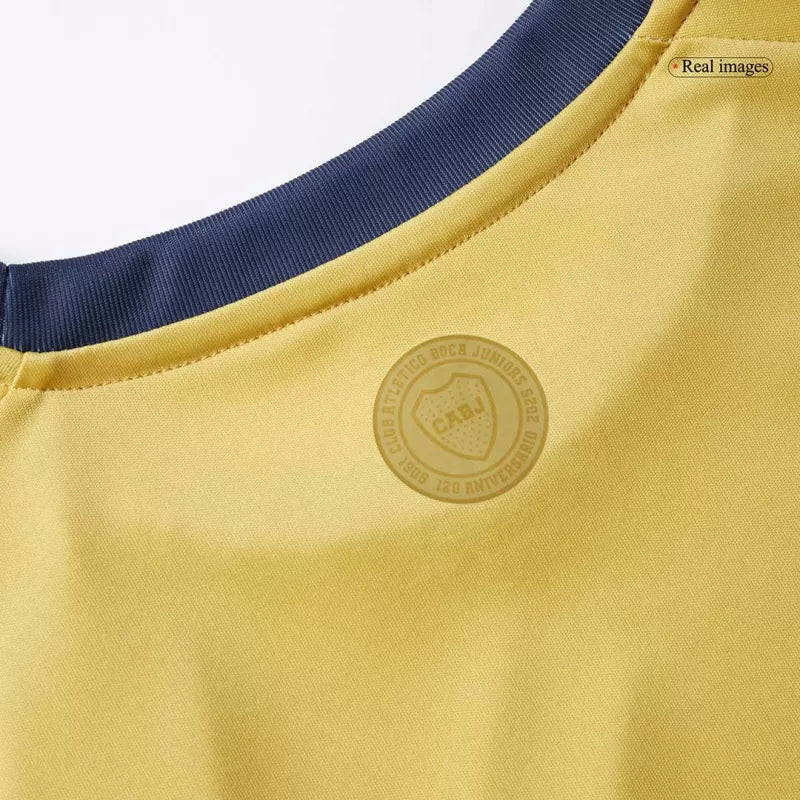 Camisola CA Boca Juniors 2025-26 Alternativa Amarela Versão Adepto