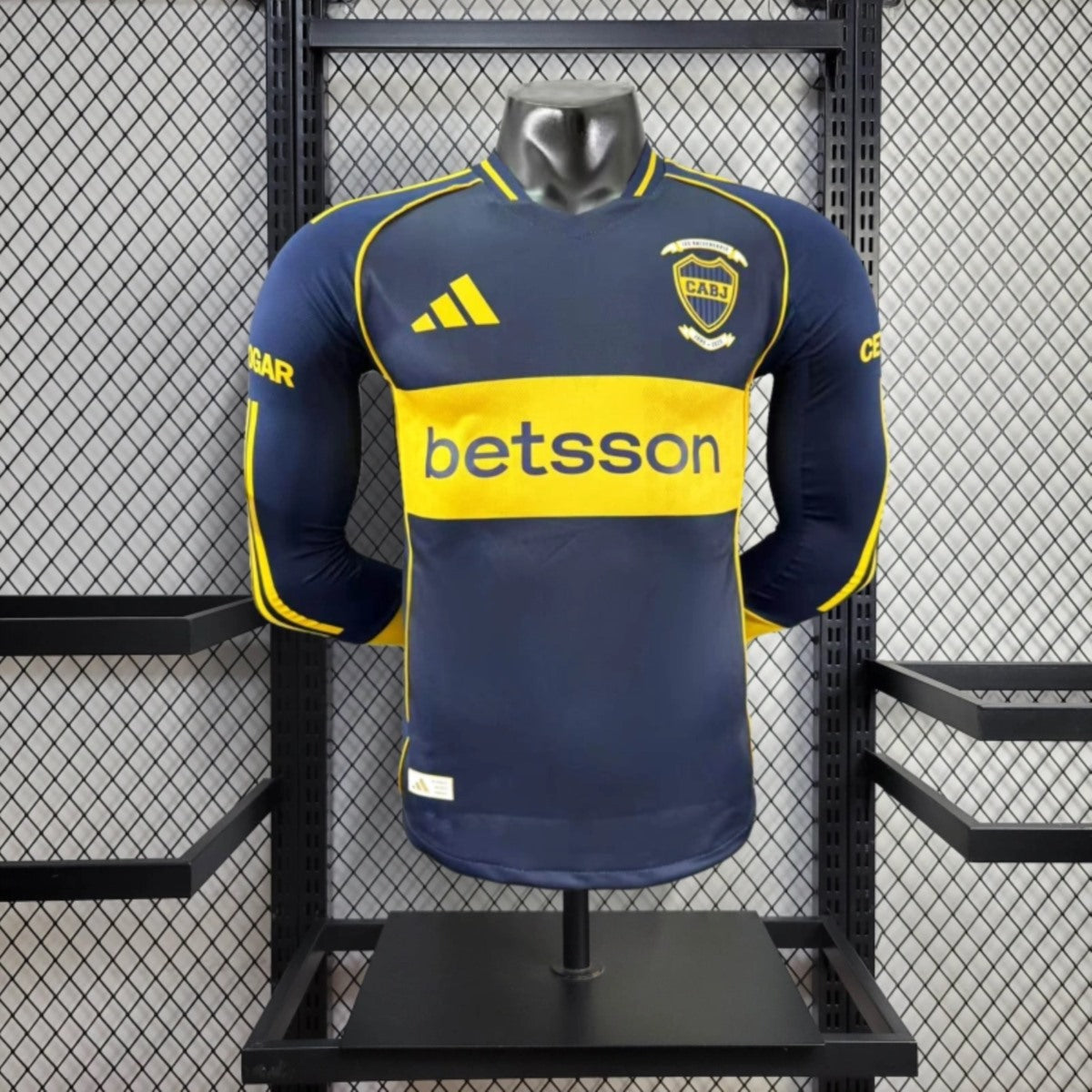 Camisola Manga Comprida CA Boca Juniors 2025-26 Principal Versão Jogador