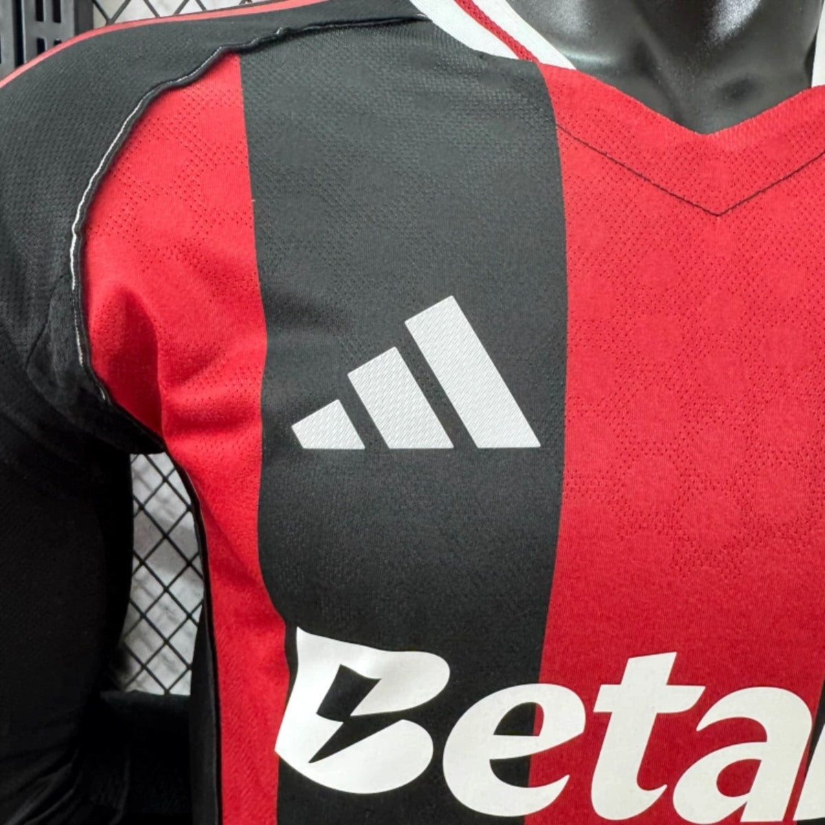 Long Sleeve CA River Plate Jersey 2025-26 Striped CWC Away Player Version