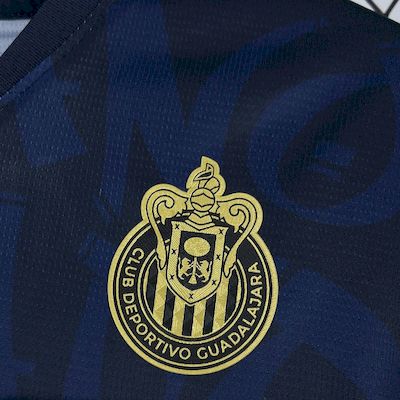 Camisola CD Chivas 2025-26 Alternativa Azul Versão Adepto
