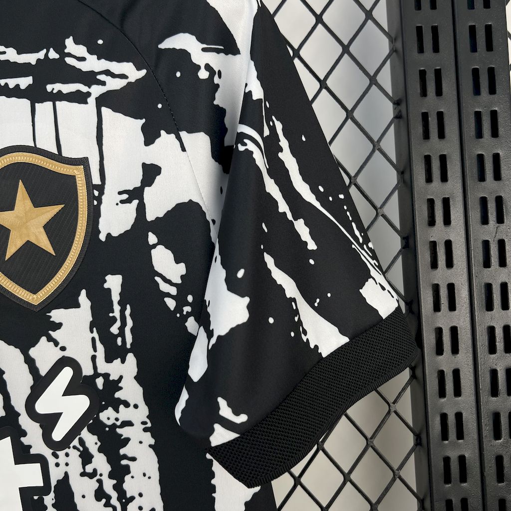 Camisola Botafogo-RJ 2025-26 Alternativa Preta Versão Adepto