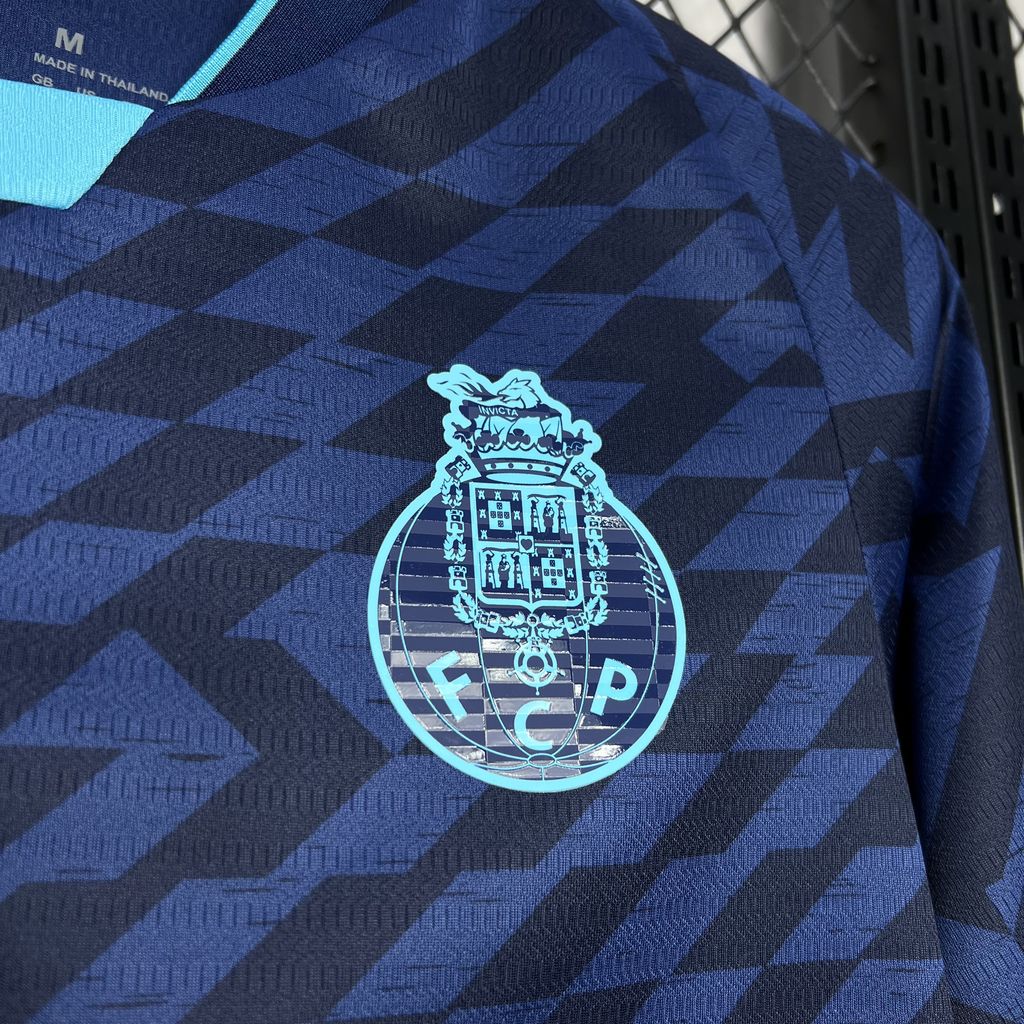 Camisola FCP 2024-25 Alternativa Azul Versão Adepto (Entrega Imediata)