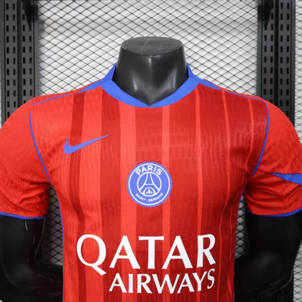Camisola FC Paris Saint-Germain 2025-26 Alternativa Vermelha Versão Jogador