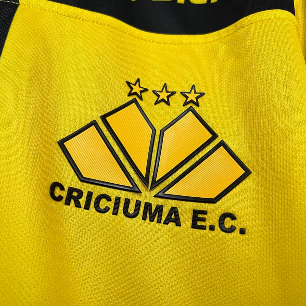 Camisola Criciuma EC 2025-26 Alternativa Amarela Versão Adepto
