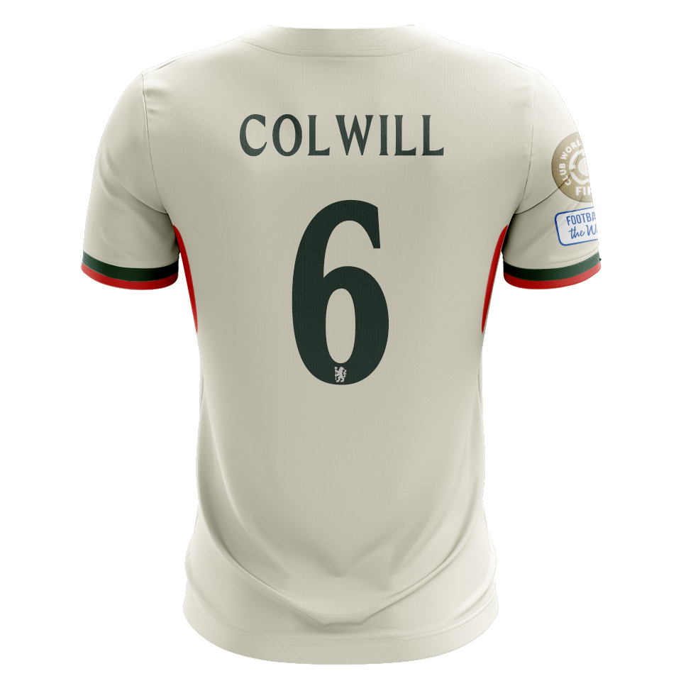 Camisola CHE 2025-26 Alternativa Branca CWC Versão Adepto COLWILL #6