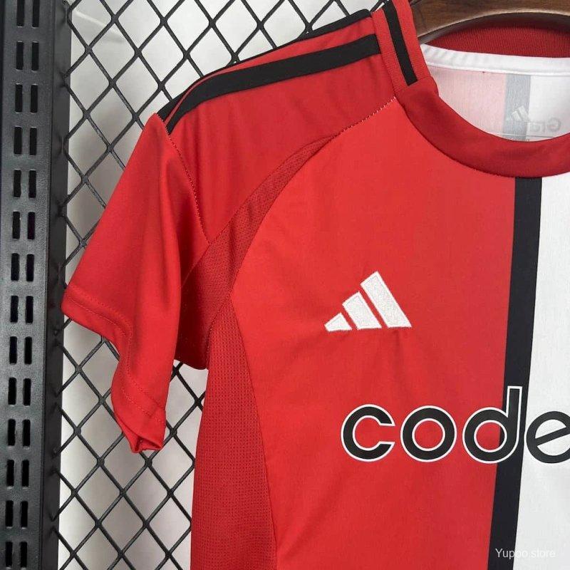 Kit Criança CA River Plate 2025-26 Alternativo