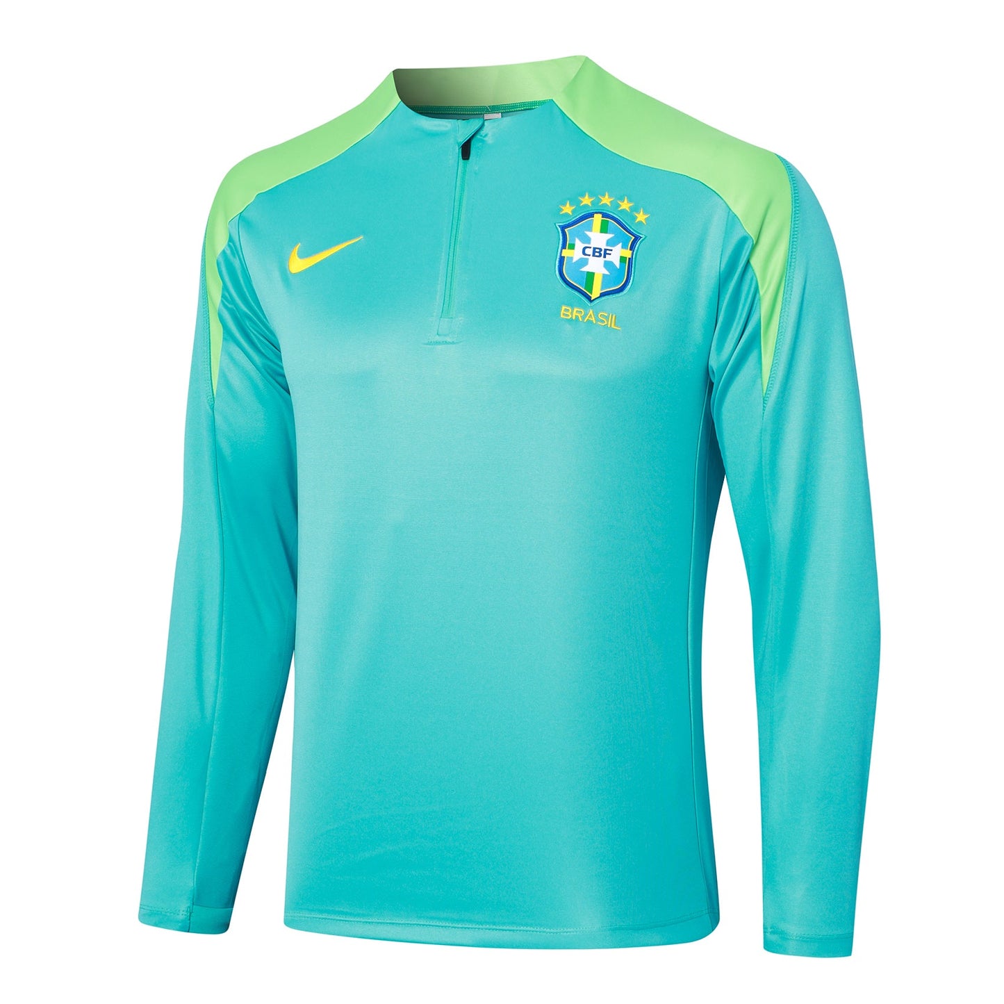 Fato de Treino Brasil 2024 - Camisola com Fecho