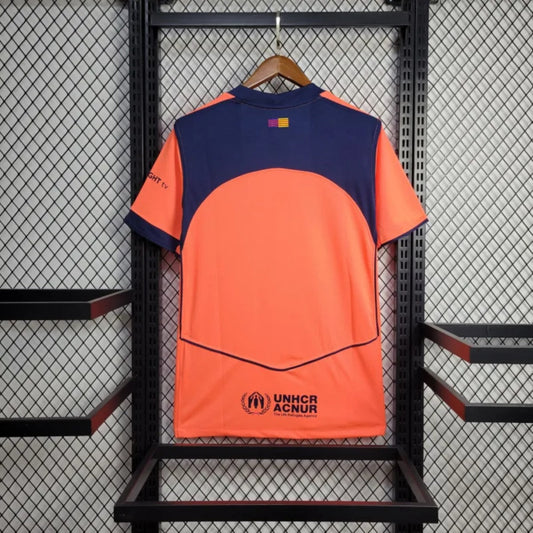 Camisola FC Barcelona 2025-26 Alternativa Laranja Versão Adepto