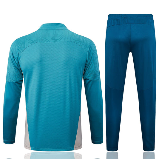 Olympique de Marseille 2024-25 Tracksuit – Zip-Up Jacket