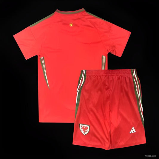 Kit Criança Pais de Gales 2024 Red