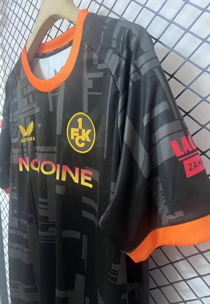 Camisola 1.FC Kaiserslautern 2025-26 Alternativa Preta Versão Adepto