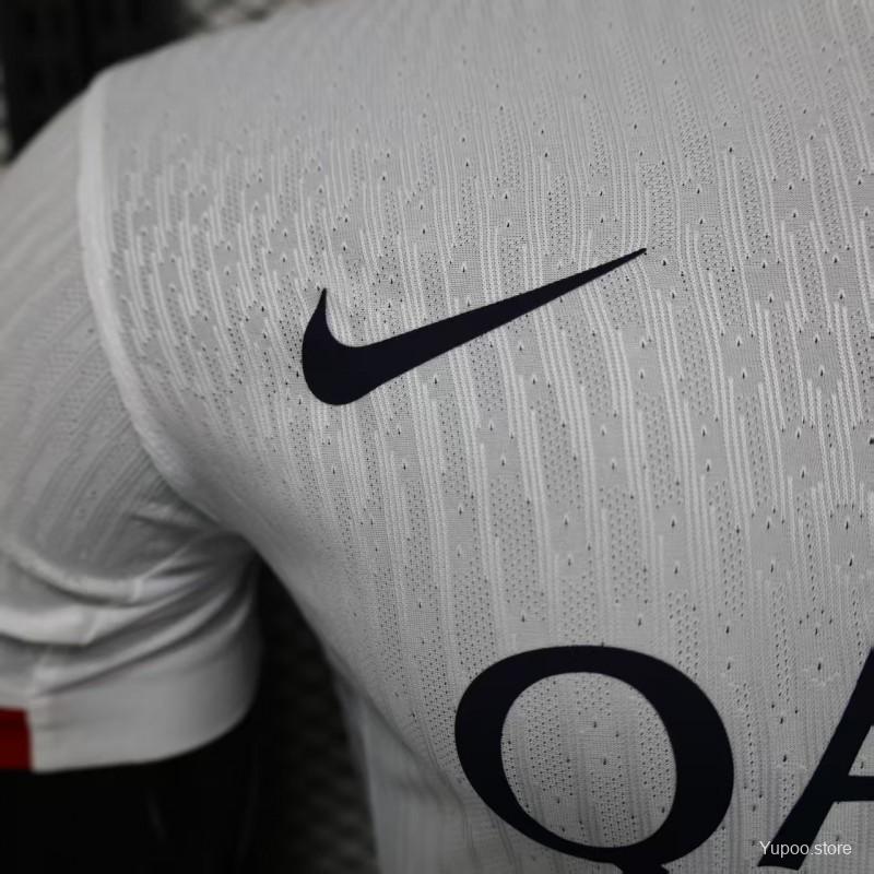 Camisola FC Paris Saint-Germain 2025-26 Alternativa Branca Versão Jogador
