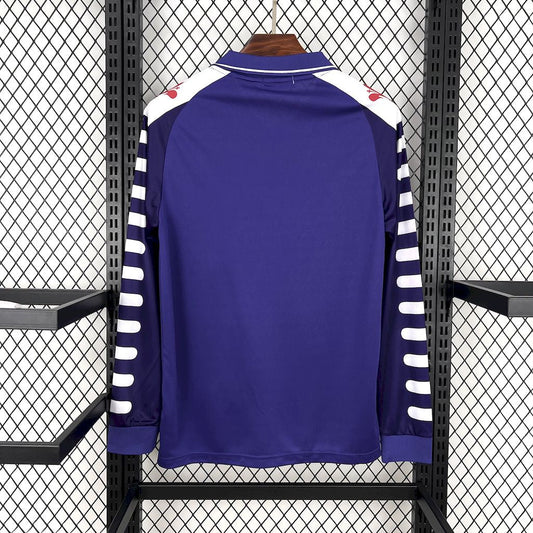 1998-99 ACF Fiorentina Long-Sleeve Home Jersey