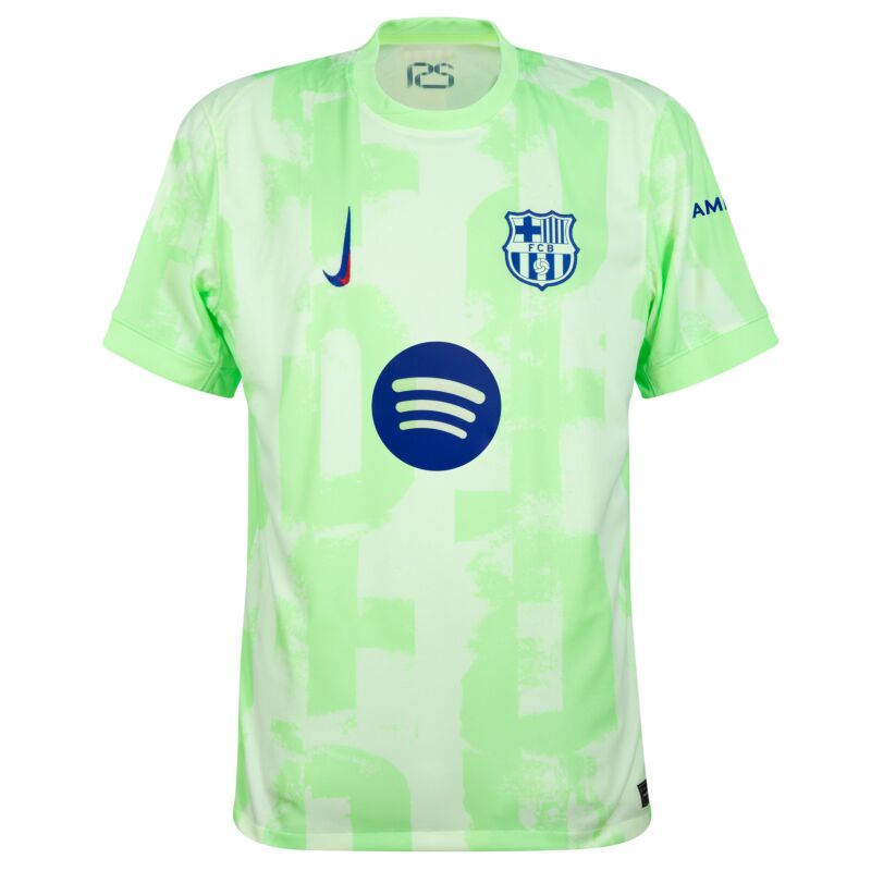 Camisola FC Barcelona 2024-25 Alternativa Verde Versão Adepto RAPHINHA #11