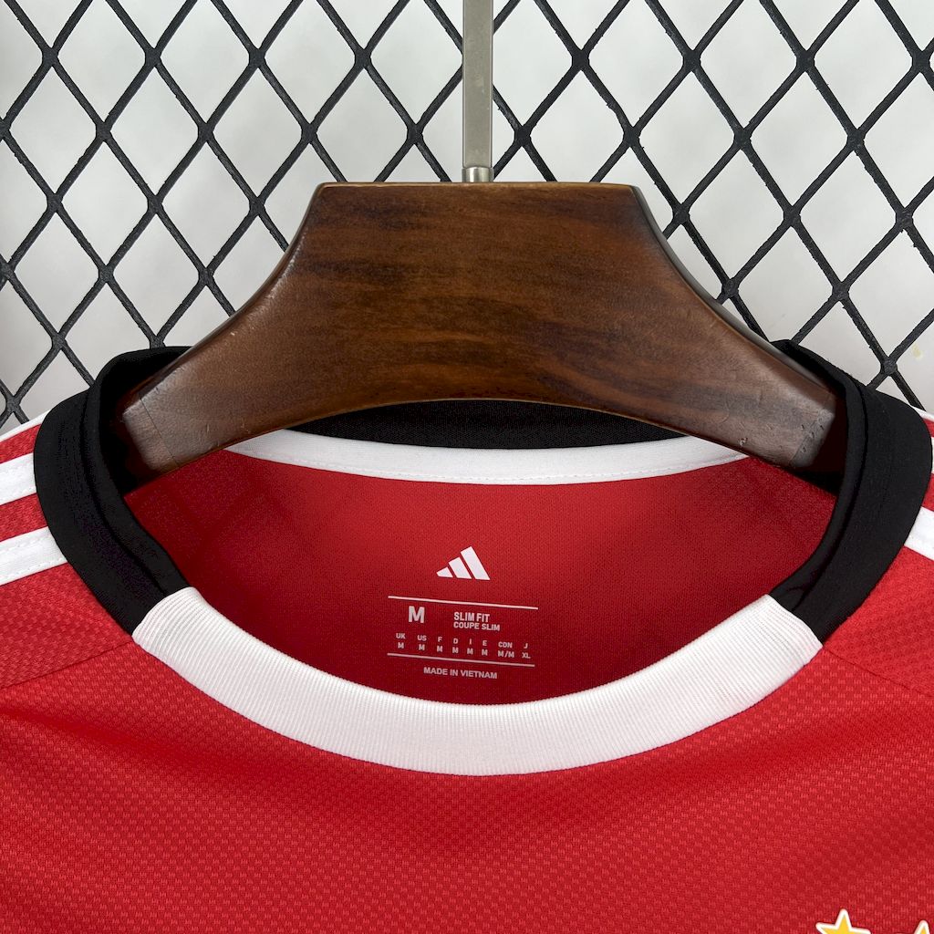Camisola Manga Comprida SLB 2025-26 Principal Versão Adepto