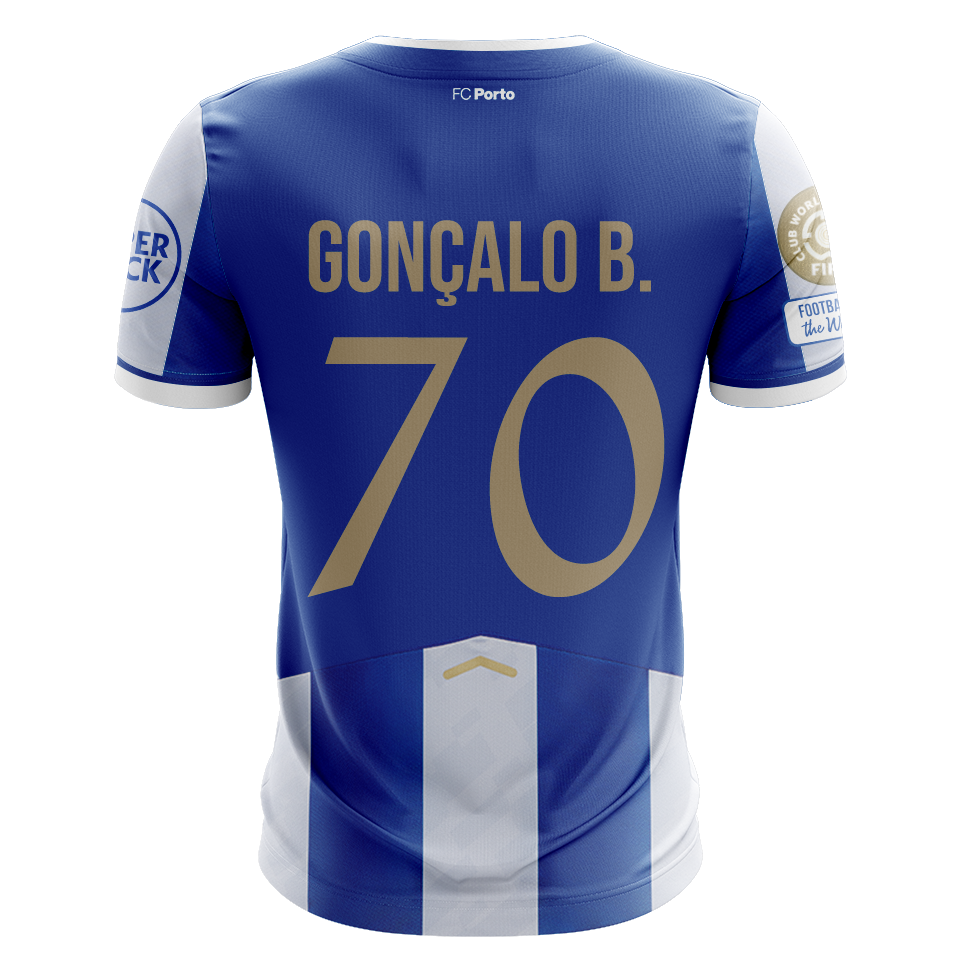 Camisola FCP 2025-26 Principal CWC Versão Adepto GONÇALO B. #70
