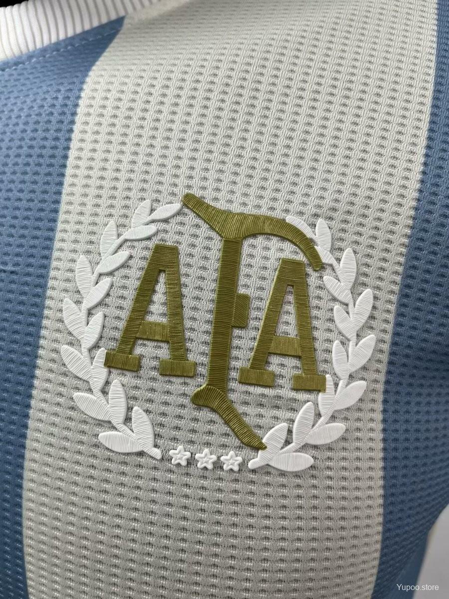 Camisola Argentina 2024 Edição Especial 50º Aniversário Versão Jogador