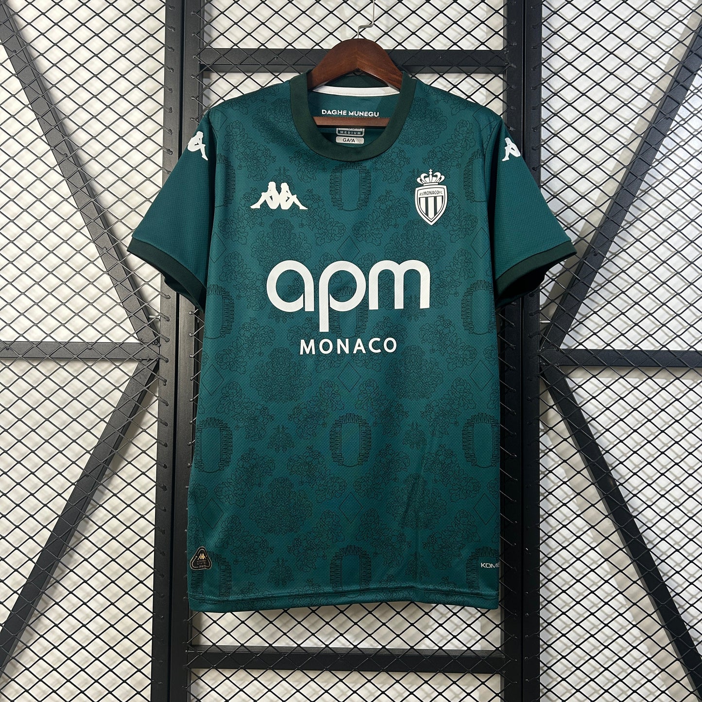 Camisola AS Monaco 2025-26 Alternativa Verde Versão Adepto