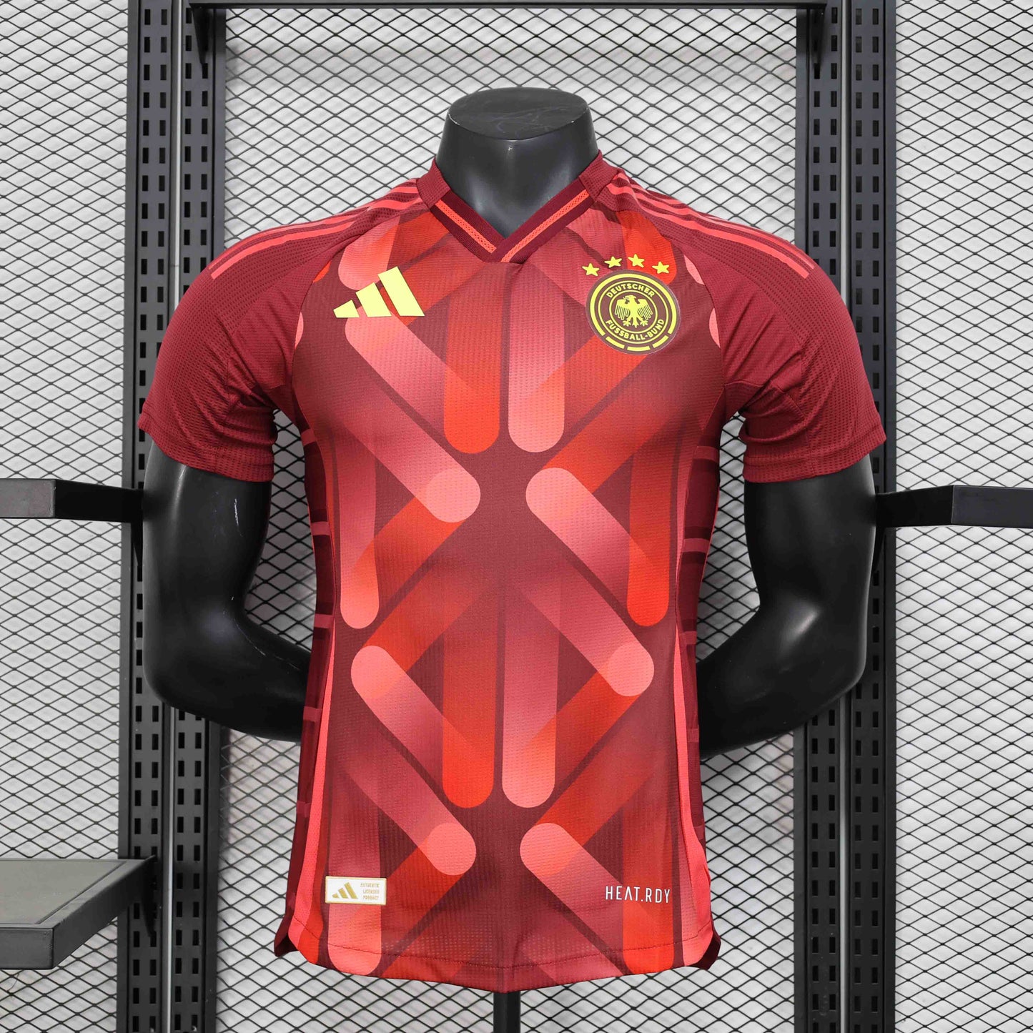 Camisola Alemanha 2025 Alternativa Vermelha Versão Jogador