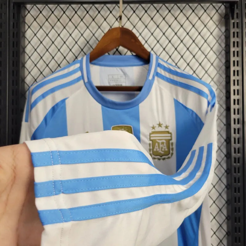 Camisola Manga Comprida Argentina 2024 Principal Versão Adepto