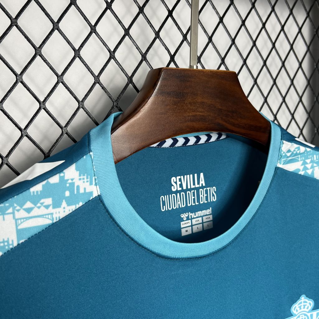 Camisola Real Betis 2024-25 Alternativa Azul Versão Adepto
