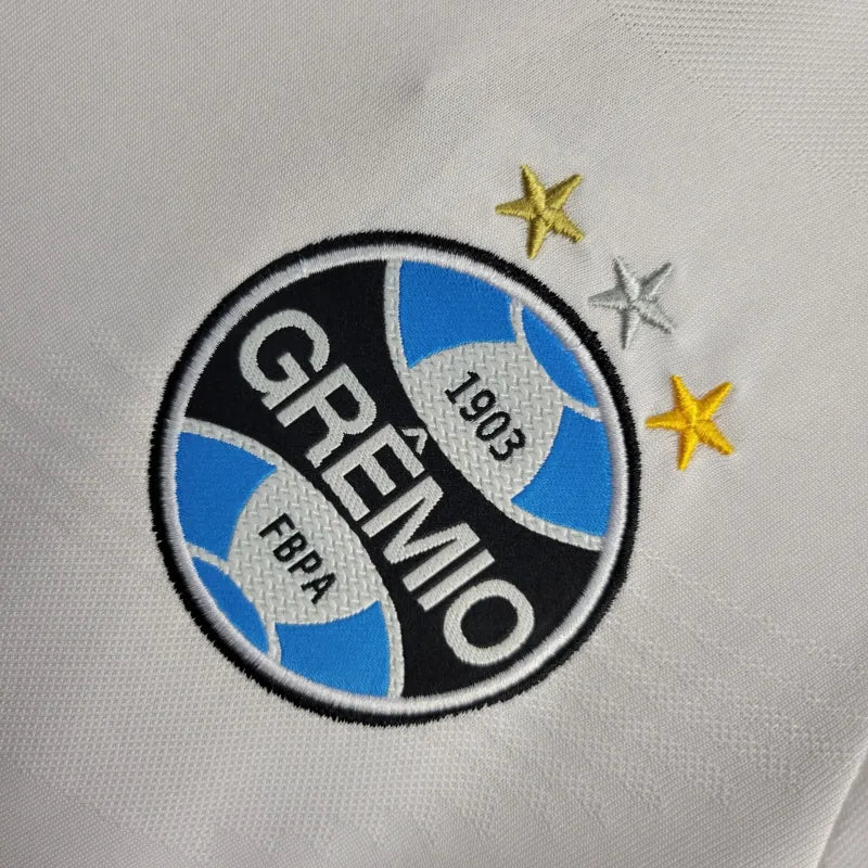 Camisola Gremio 2024-25 Alternativa Branca Versão Adepto