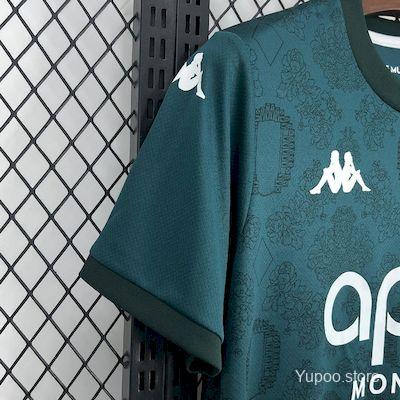 Camisola AS Monaco 2025-26 Alternativa Verde Versão Adepto