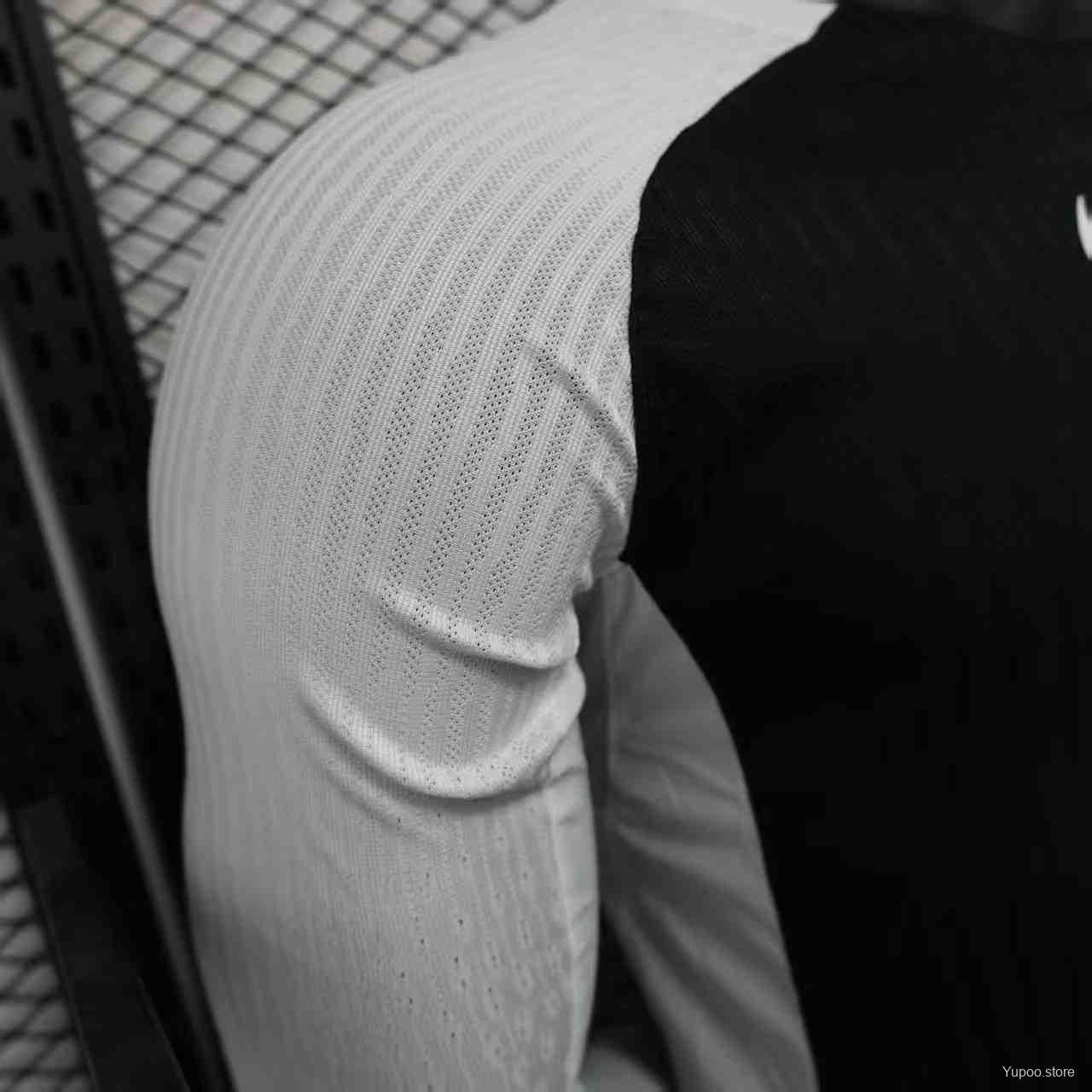 Camisola Manga Comprida SC Corinthians 2025-26 Alternativa Preta Versão Jogador