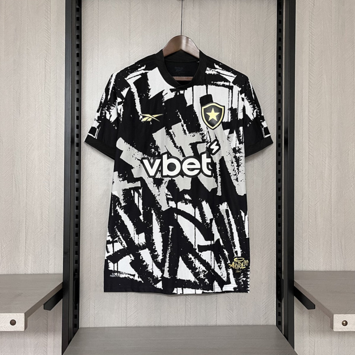 Camisola Botafogo-RJ 2025-26 Alternativa Preta Versão Adepto