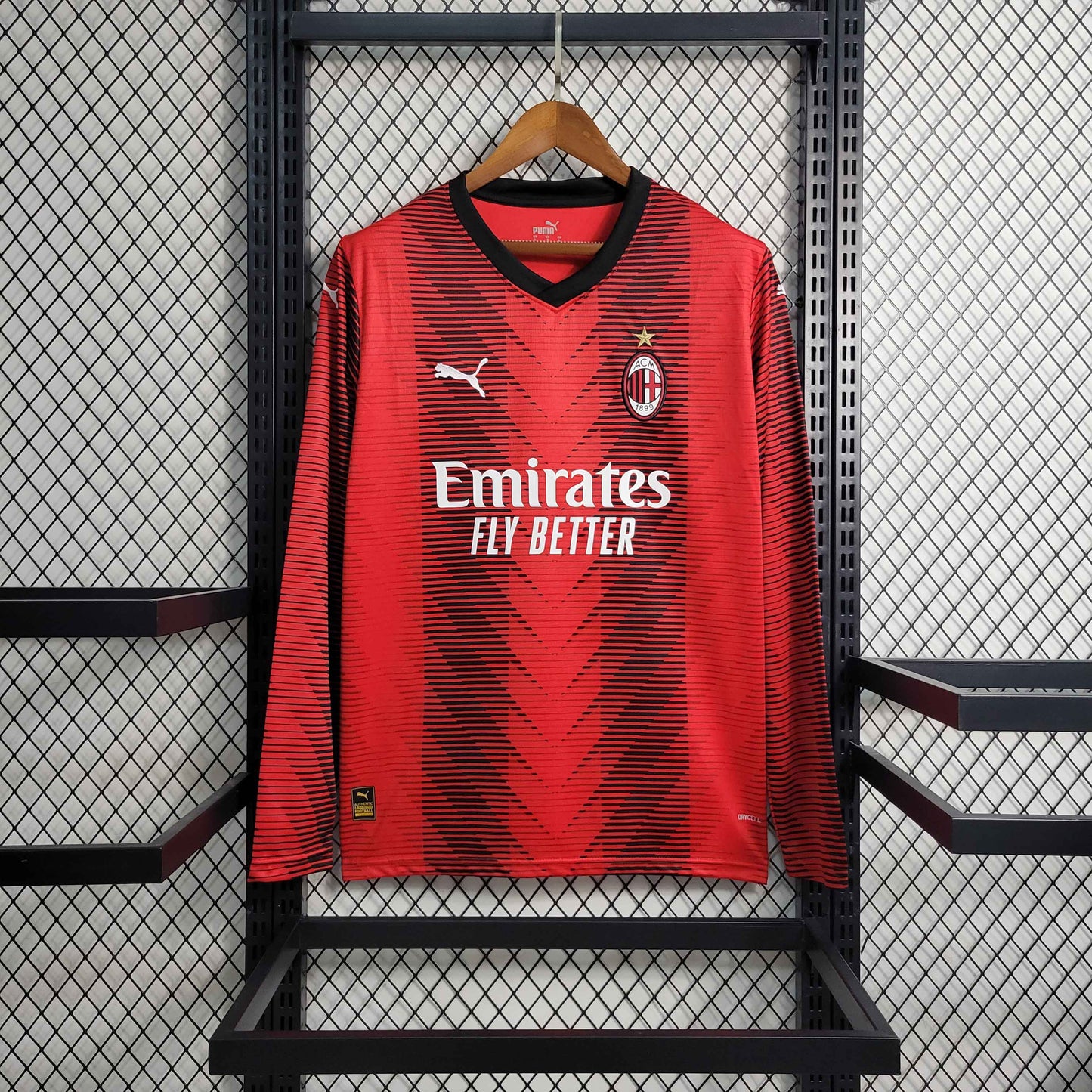 Camisola Manga Comprida AC Milan 2023-24 Principal