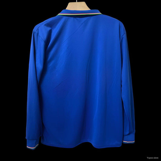 1982 Italy Long-Sleeve Home Jersey