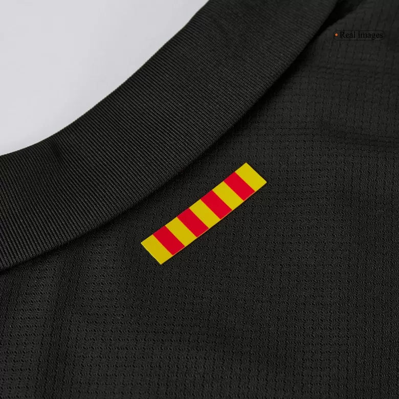 Camisola FC Barcelona 2024-25 Alternativa Preta UCL Versão Adepto RAPHINHA #11