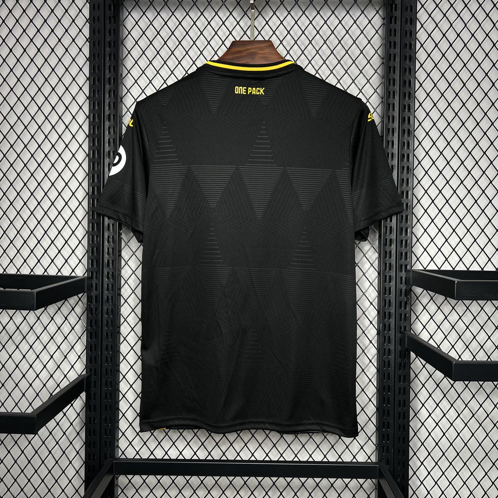 Camisola WOL 2024-25 Alternativa Preta Versão Adepto