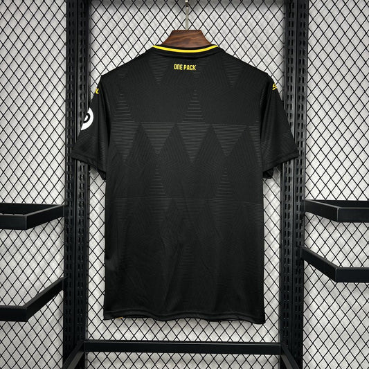 WOL 2024-25 Black Away Shirt Fan Version