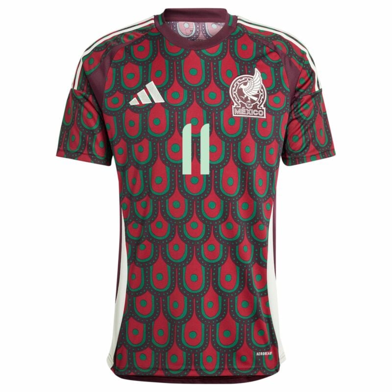 Camisola Mexico 2024 Principal Versão Adepto GIMENEZ #11