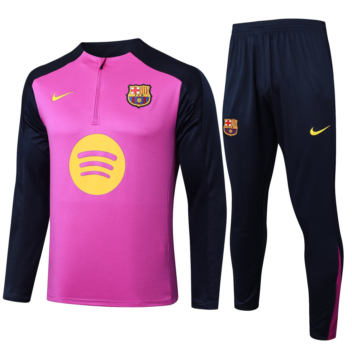Fato de Treino FC Barcelona 2024-25 - Camisola com Fecho