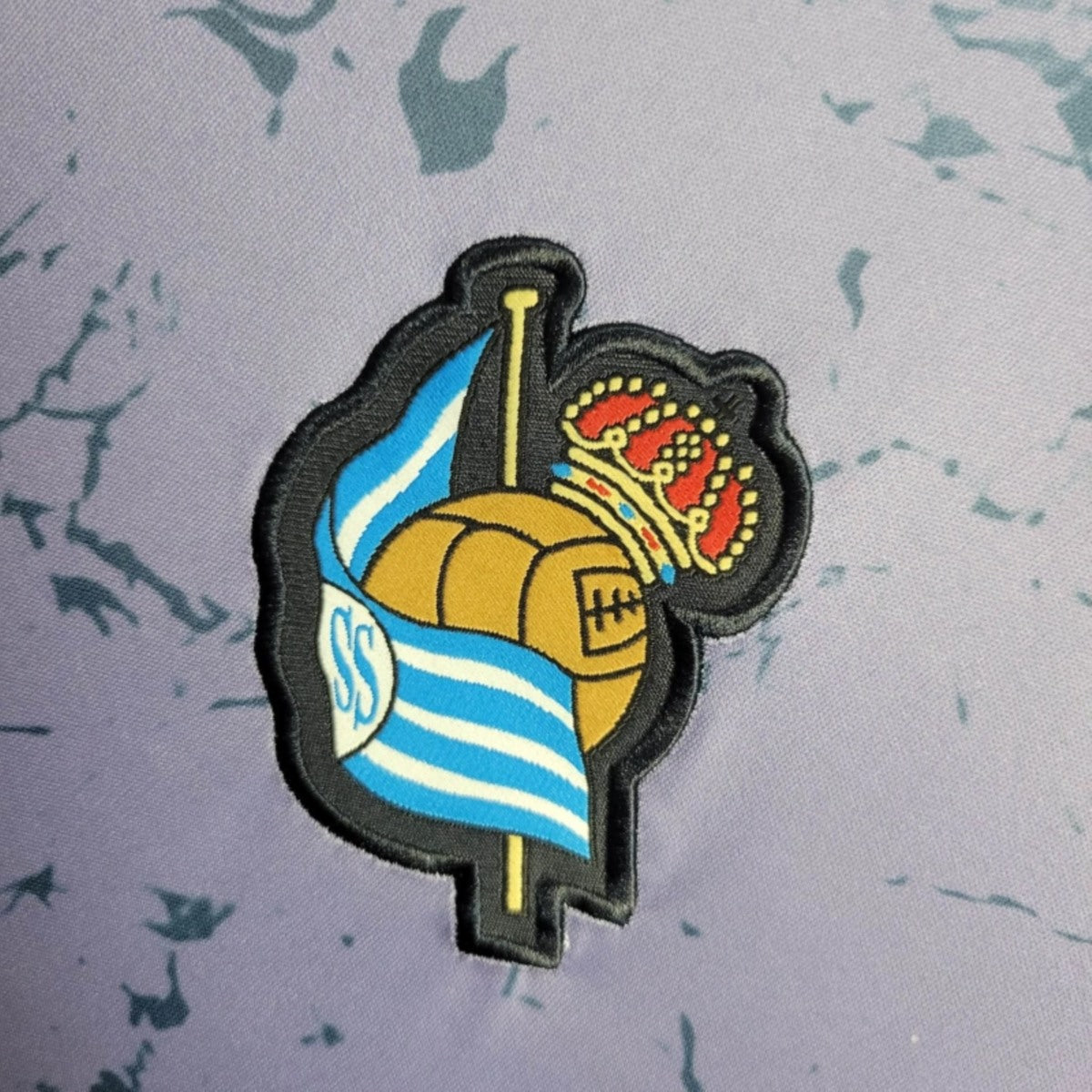 Camisola Real Sociedad 2025-26 Alternativa Azul Versão Adepto