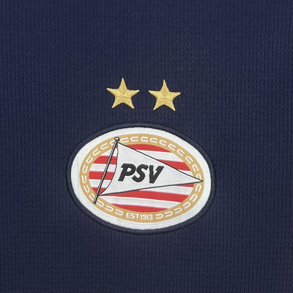 Camisola PSV Eindhoven 2025-26 Alternativa Azul Versão Adepto