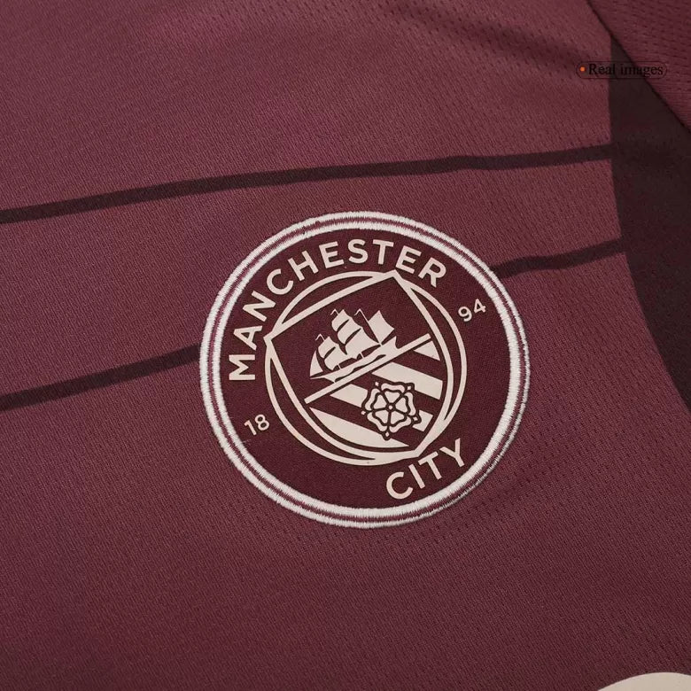 Camisola MCI 2024-25 Alternativa Vermelha UCL Versão Adepto RODRIGO #16