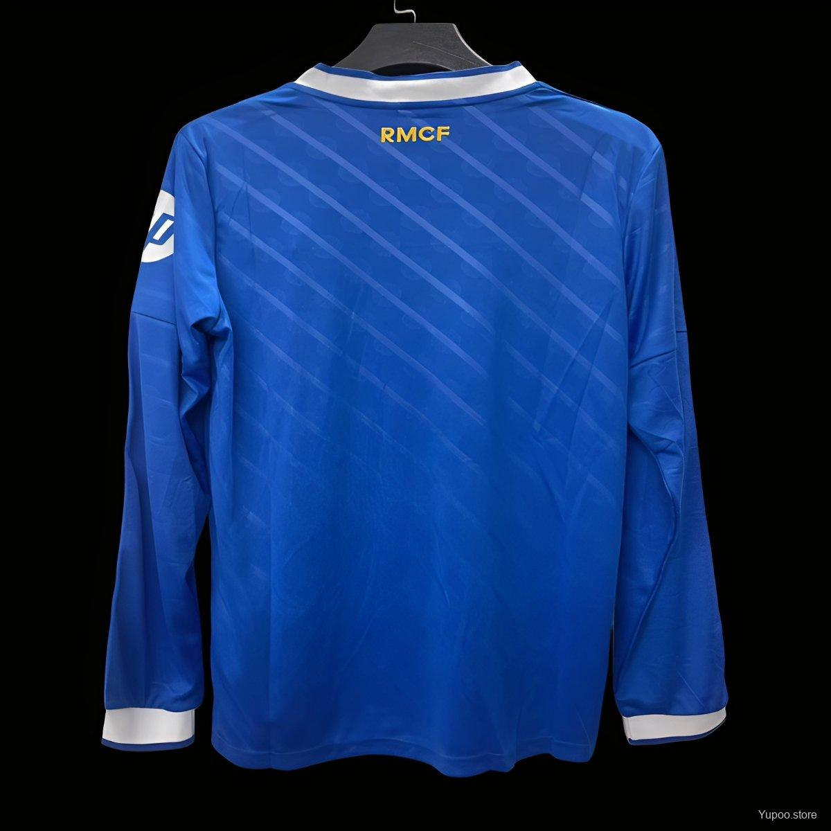 Camisola Manga Comprida Real Madrid CF 2025-26 Alternativa Azul Versão Adepto