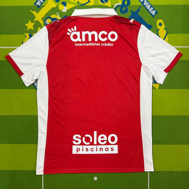 Camisola SC Braga 2025-26 Principal Versão Adepto (Entrega Imediata)