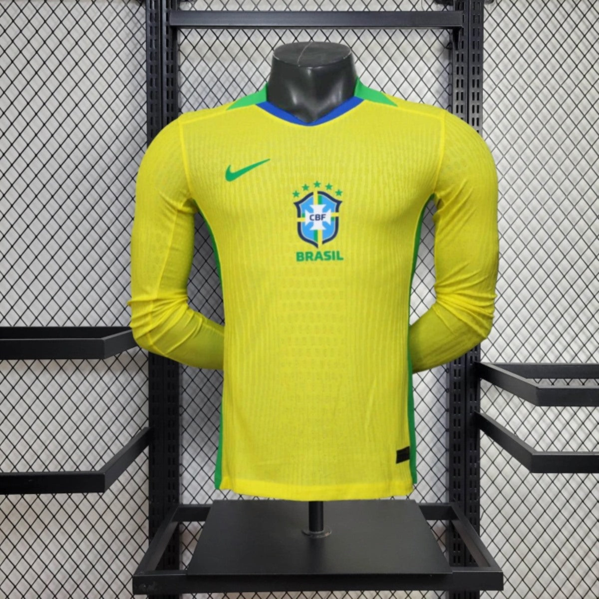 Camisola Manga Comprida Brasil 2025 Principal Versão Jogador