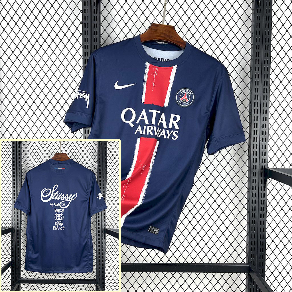 Camisola FC Paris Saint-Germain 2024-25 Edição Stussy Versão Adepto