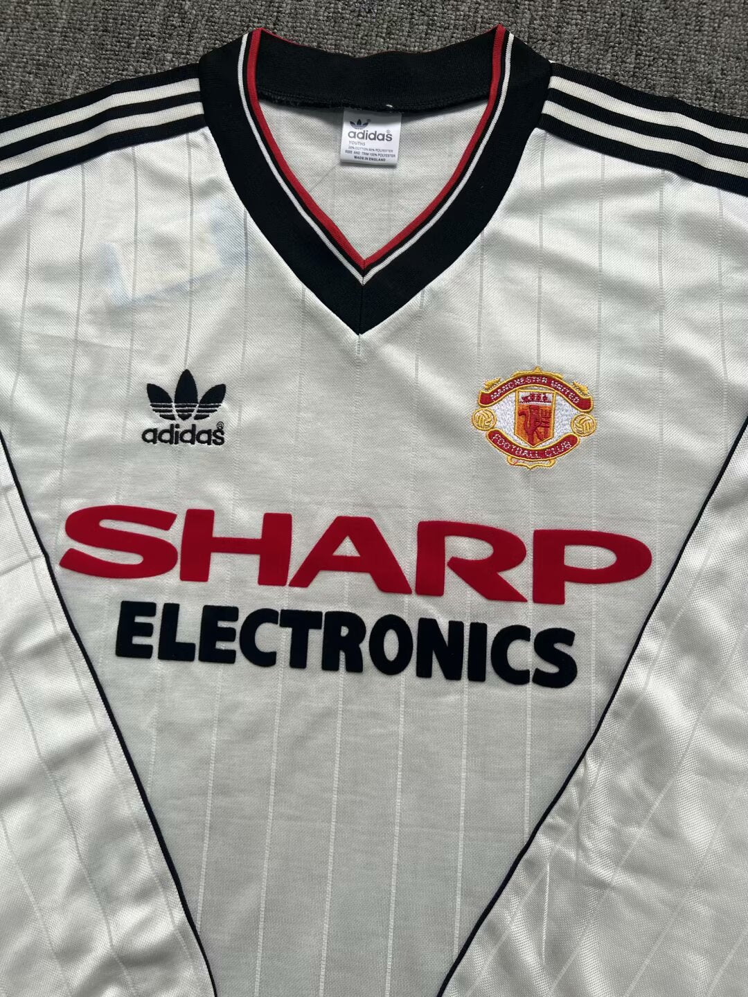 Camisola Manga Comprida M-United 1982-83 Alternativa