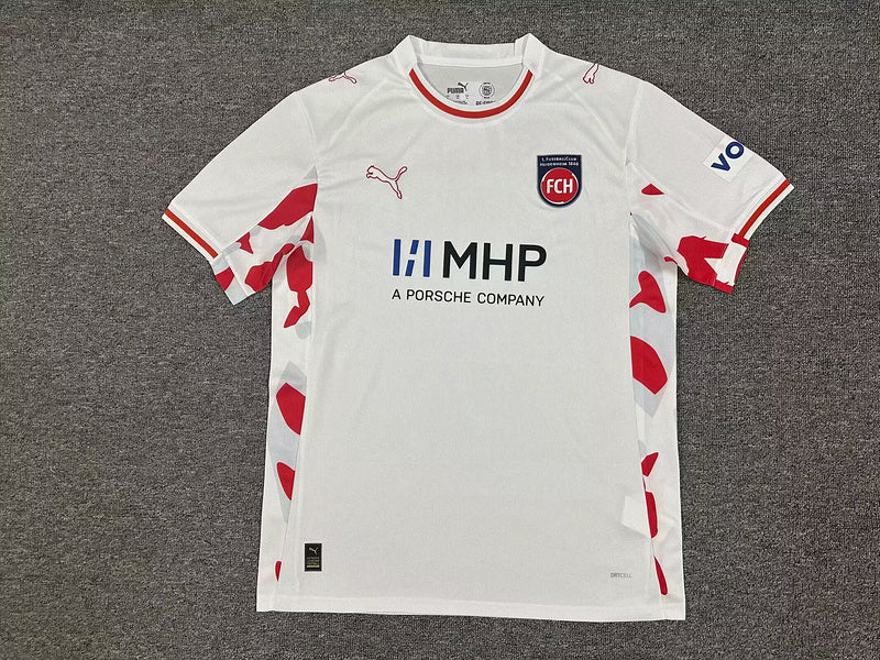Camisola 1.FC Heidenheim 2025-26 Alternativa Branca Versão Adepto