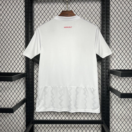 2024-25 Bayer 04 Leverkusen White Away Fan Version Jersey