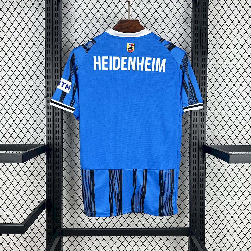 Camisola 1.FC Heidenheim 2025-26 Alternativa Azul Versão Adepto