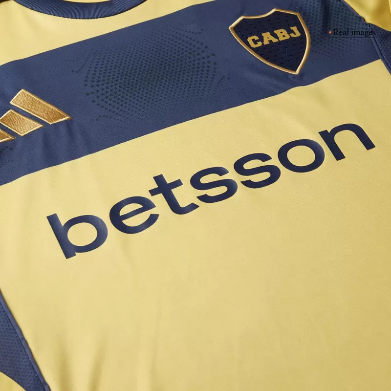 Camisola CA Boca Juniors 2025-26 Alternativa Amarela Versão Adepto