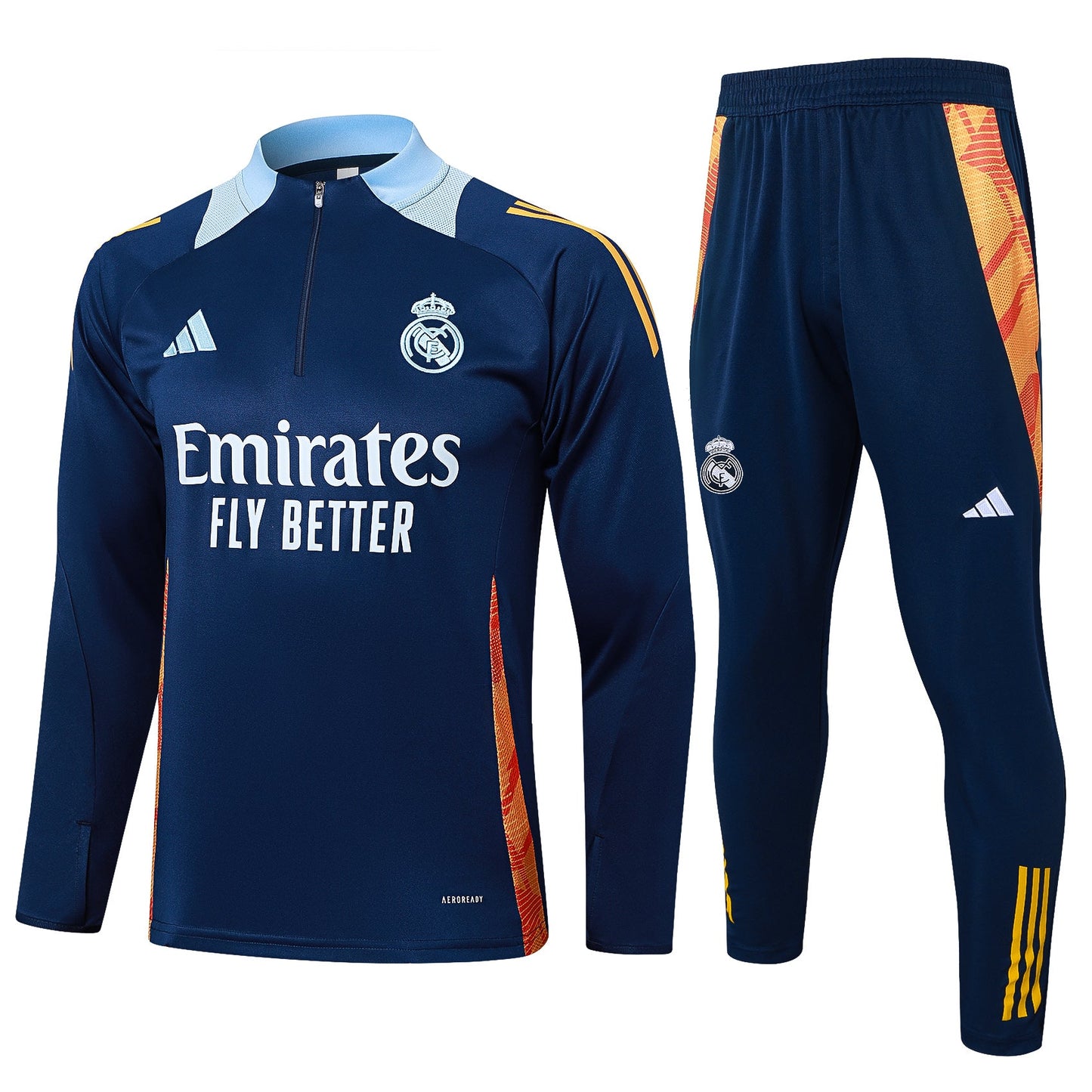Fato de Treino Real Madrid CF 2024-25 - Camisola com Fecho