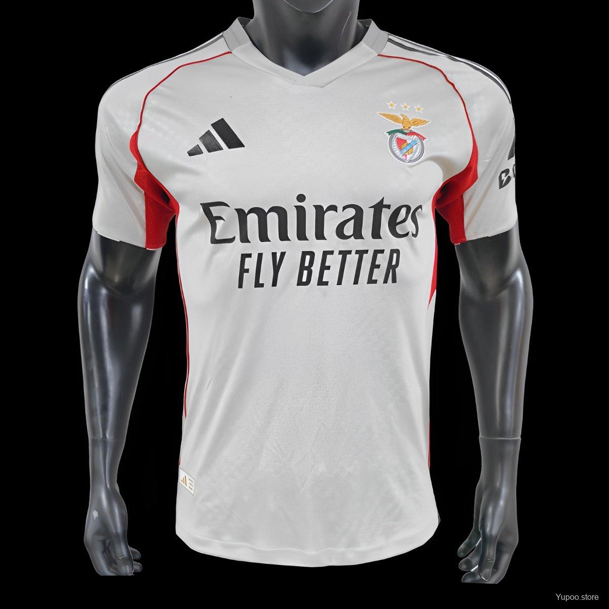 Camisola SLB 2025-26 Alternativa Beje Versão Jogador